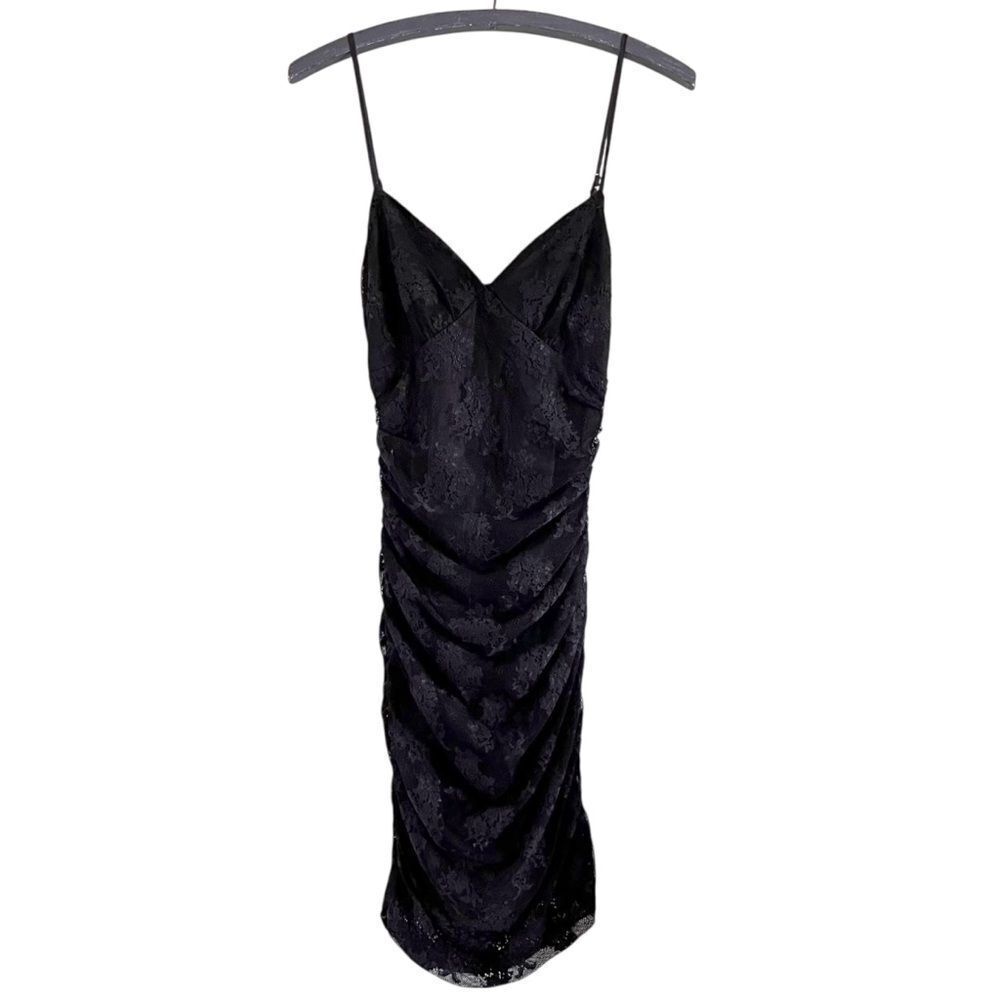 Betsey Johnson Black Lace Mini Dress